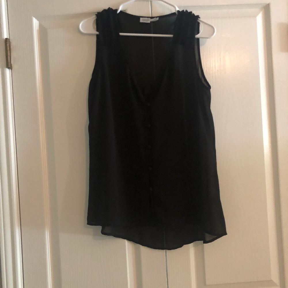 Black tank top